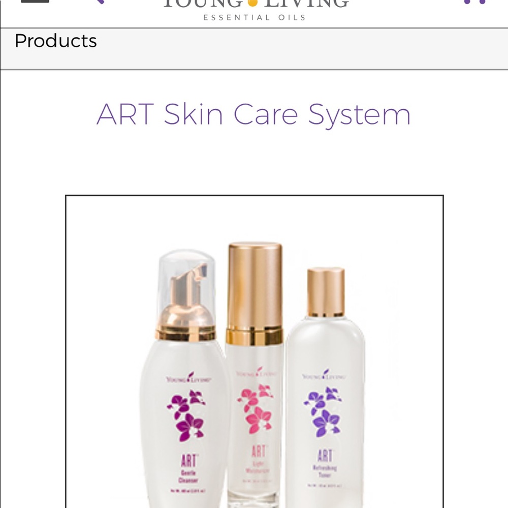 Young living essential oils Art skincare set